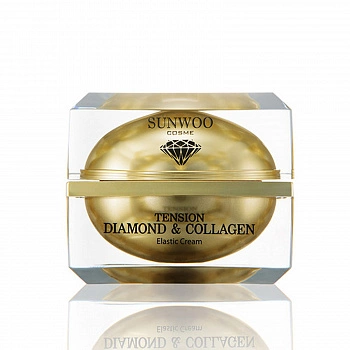 Омолаживающий крем для лица с коллагеном Tension Diamond & Collagen Elastic Cream