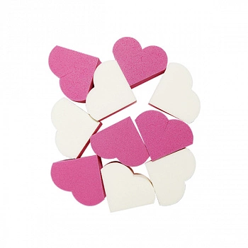Набор спонжей для макияжа в форме сердца My Beauty Tool Heart Shaped Sponge - 1pack (20pcs)