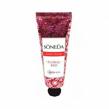 Увлажняющий крем для рук с цветочным ароматом Soneda Hand Cream Floral Red