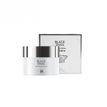 Крем для лица с муцином черной улитки Black Snail Ampoule Cream