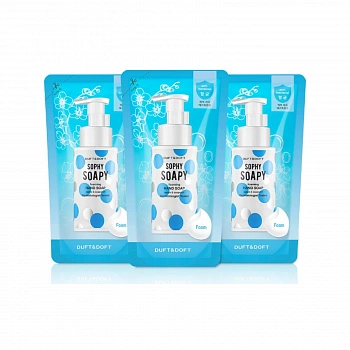 Парфюмированное мыло для рук (сменный блок) 3шт 01 Sophy Soapy Foaming Hand Soap Refill 3ea