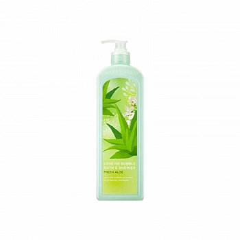 Гель-пена для душа с экстрактом алоэ Love Me Bubble Bath & Shower Gel Fresh Aloe